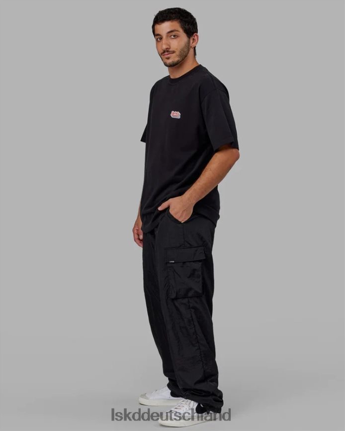 unisex LSKD Strahlendes Schwergewichts-T-Shirt in Übergröße – Schwarz Bekleidung VD2NLV243