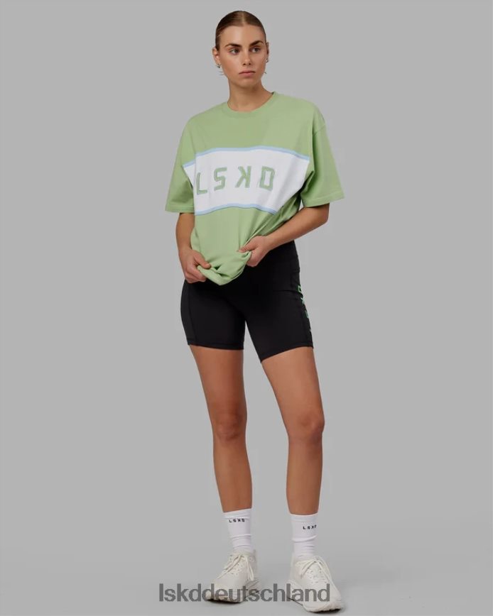 unisex LSKD ausgerichtetes schweres T-Shirt in Übergröße – grüne Abb Bekleidung VD2NLV248
