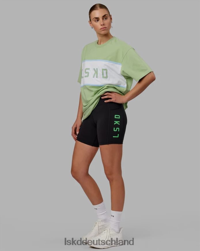 unisex LSKD ausgerichtetes schweres T-Shirt in Übergröße – grüne Abb Bekleidung VD2NLV248
