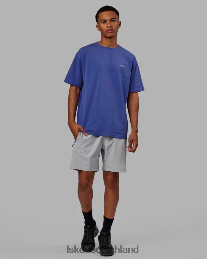 unisex LSKD vs6 flxcotton T-Shirt in Übergröße – Power Cobalt-White Bekleidung VD2NLV270