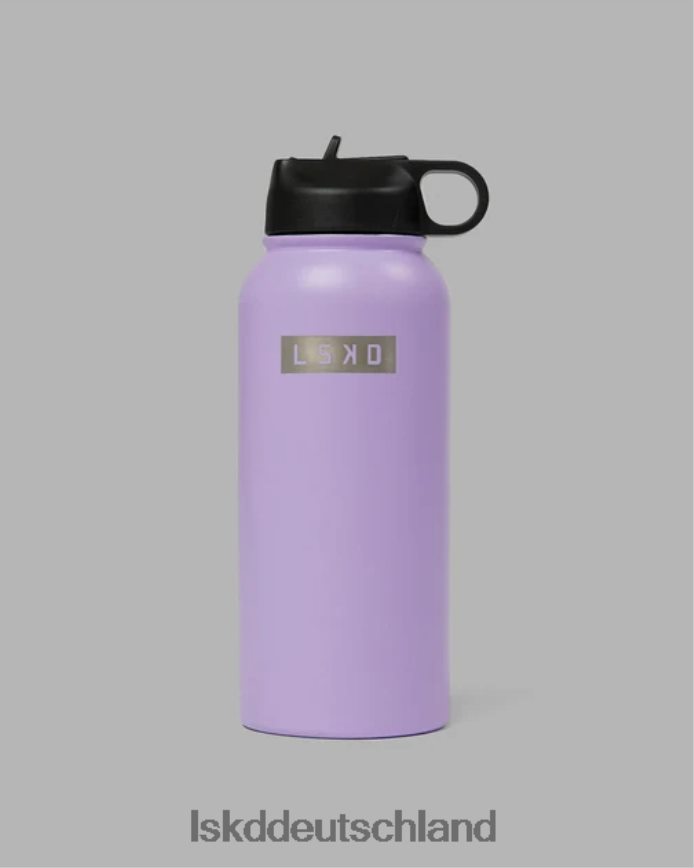 unisex LSKD Hydrosphere 32oz isolierte Metallflasche – blasses Flieder Zubehör VD2NLV899
