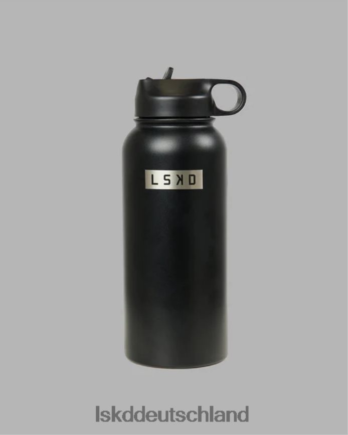 unisex LSKD Hydrosphere 32oz isolierte Metallflasche – schwarz-schwarz Zubehör VD2NLV912