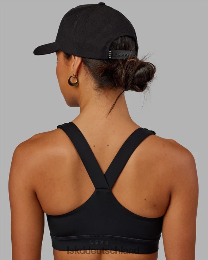 unisex LSKD Cornerstone Snapback-Mütze – Schwarz-Schwarz Zubehör VD2NLV820