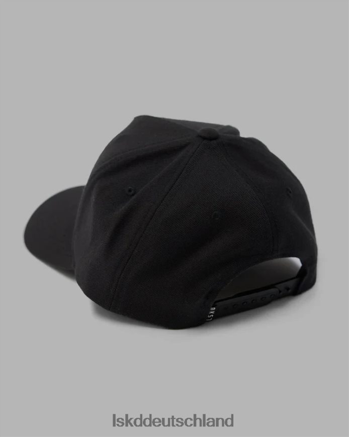 unisex LSKD Cornerstone Snapback-Mütze – Schwarz-Schwarz Zubehör VD2NLV820
