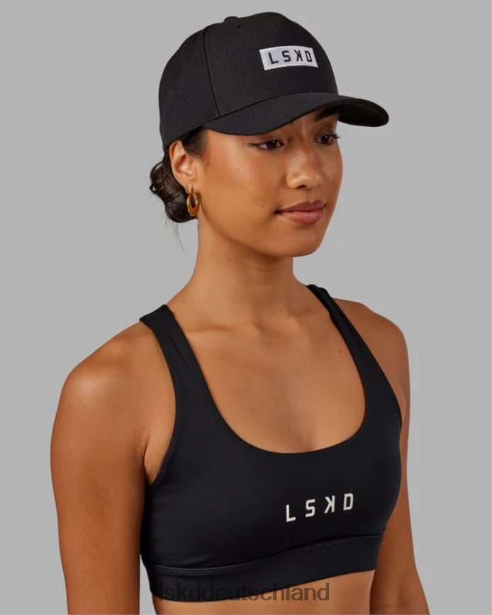 unisex LSKD Cornerstone Snapback-Mütze – schwarz-weiß Zubehör VD2NLV816