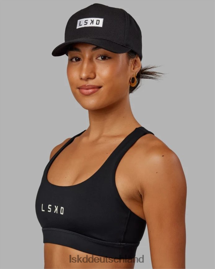 unisex LSKD Cornerstone Snapback-Mütze – schwarz-weiß Zubehör VD2NLV816