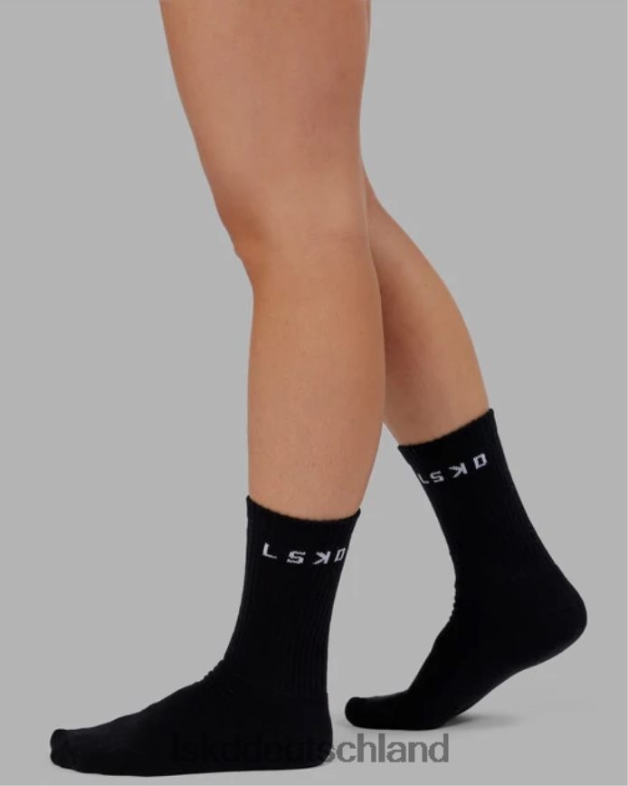 unisex LSKD Daily Crew Socke – schwarz Zubehör VD2NLV862