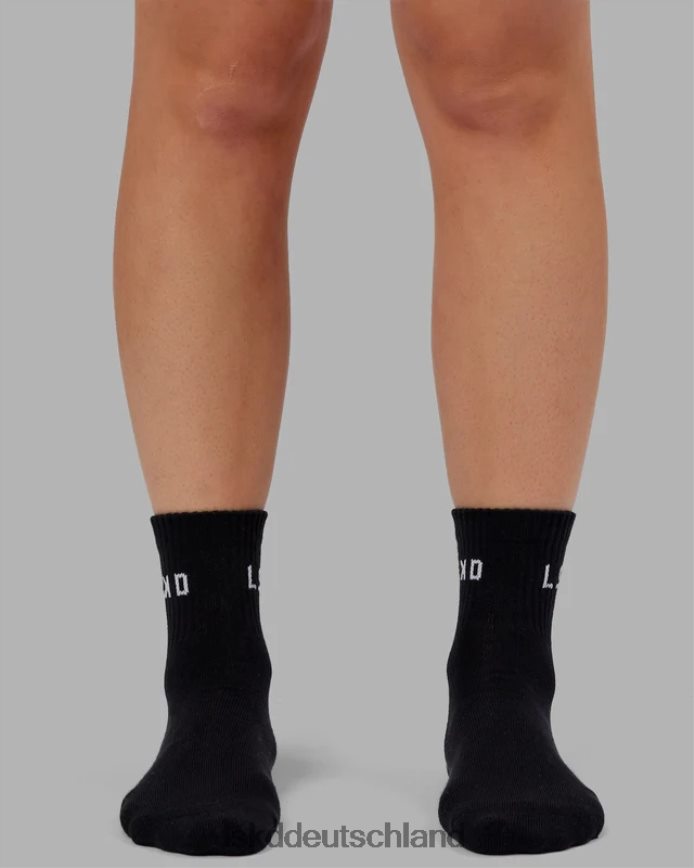unisex LSKD Daily Quarter Crew Socke – Schwarz Zubehör VD2NLV853