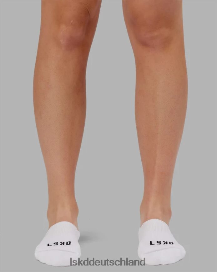 unisex LSKD Performance No Show 3er-Pack Socken – weiß Zubehör VD2NLV861