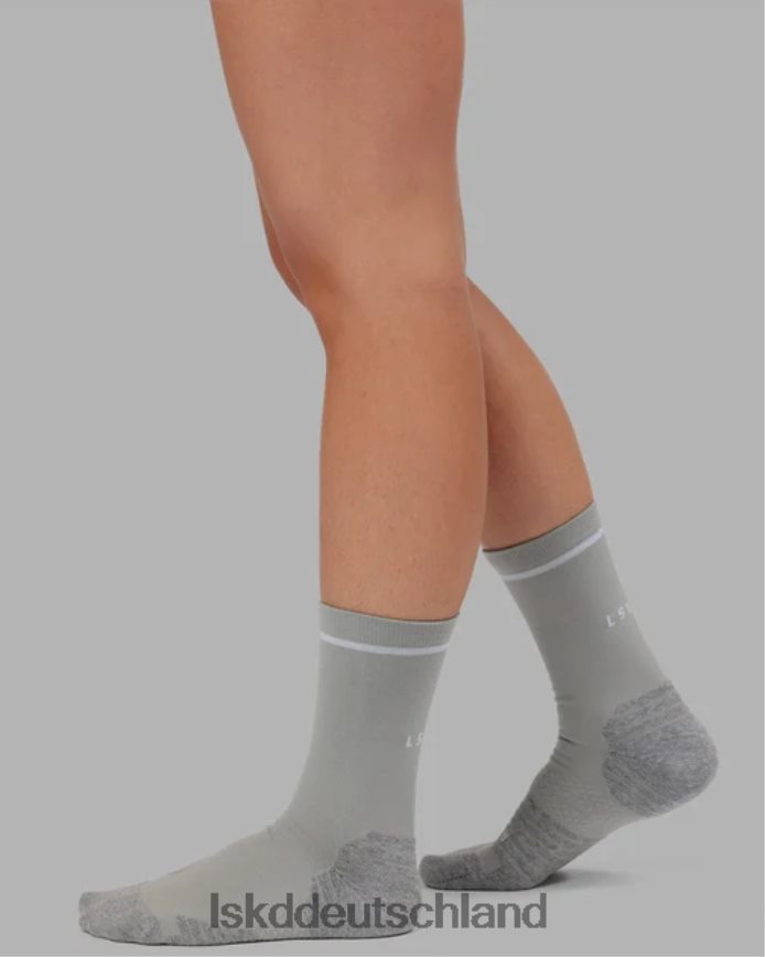 unisex LSKD Schnelle Performance-Socke – hellgrau meliert Zubehör VD2NLV863